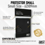 Protector Small 62x89mm color Negro