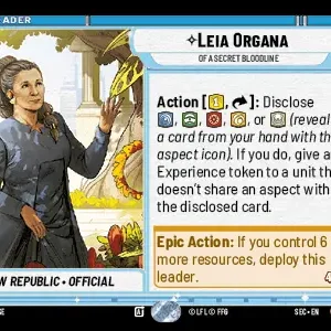 Leia Organa Leader -STWU SEC Ingles