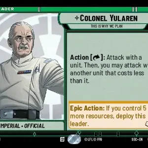 Colonel Yularen Leader -STWU SEC Ingles