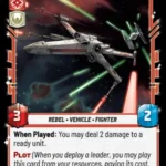 Strike Force X-Wing Foil -STWU SEC Ingles