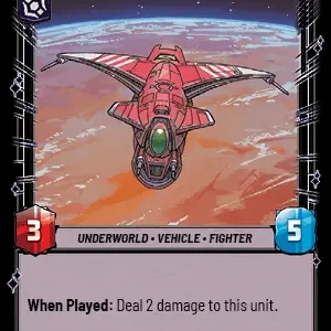 Hutt Cartel Starfighter Foil -STWU SEC Ingles