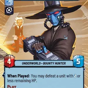 Cad Bane HyperSpace Foil -STWU SEC Ingles