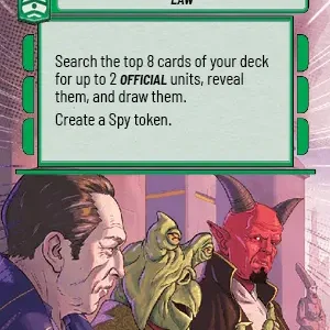 Convene the Senate HyperSpace Foil -STWU SEC Ingles