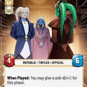 Emissaries from Ryloth HyperSpace Foil -STWU SEC Ingles