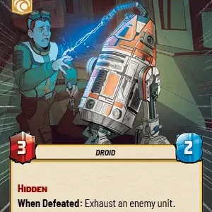 Unruly Astromech HyperSpace Foil -STWU SEC Ingles