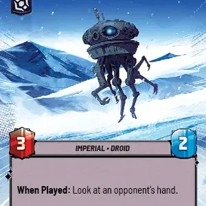 Viper Probe Droid HyperSpace Foil -STWU SEC Ingles