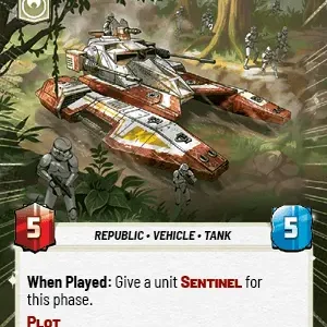 Remote Escort Tank HyperSpace Foil -STWU SEC Ingles