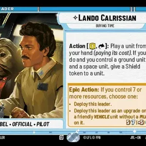Lando Calrissian STWU JTL Ingles