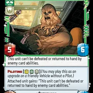 Chewbacca Foil STWU JTL Ingles