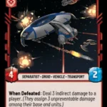 Droid Missile Platform Foil STWU JTL Ingles