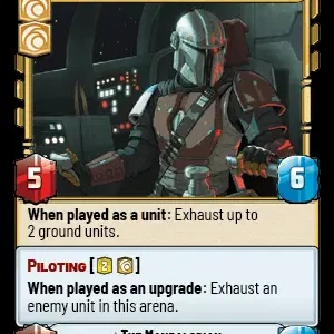 The Mandalorian Foil STWU JTL Ingles