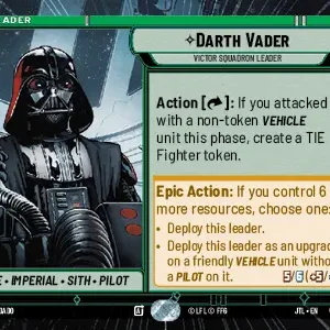 Darth Vader Hyperspace Lider STWU JTL Ingles