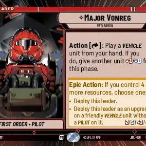 Major Vonreg Hyperspace STWU JTL Ingles