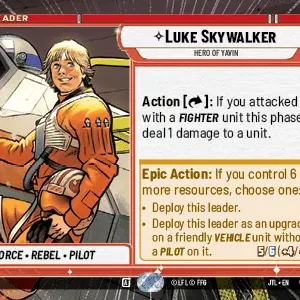 Luke Skywalker Hyperspace STWU JTL Ingles