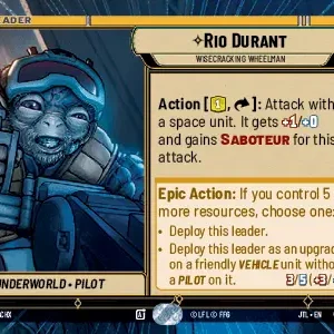 Rio Durant Hyperspace STWU JTL Ingles