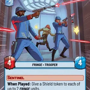 Wing Guard Security Team Hyperspace Foil STWU JTL Ingles