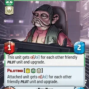 Nien Nunb Hyperspace Foil STWU JTL Ingles