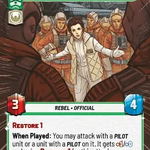 Leia Organa Hyperspace Foil STWU JTL Ingles