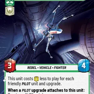 Red Leader Hyperspace Foil STWU JTL Ingles