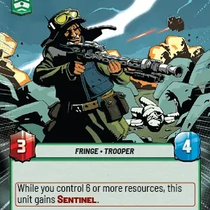 Homestead Militia Hyperspace Foil STWU JTL Ingles