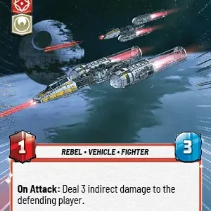 Red Squadron Y-Wing Hyperspace STWU JTL Ingles