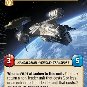 Razor Crest Hyperspace STWU JTL Ingles