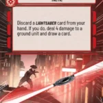 Lightsaber Throw HYPERSPACE STWU LOF INGLES