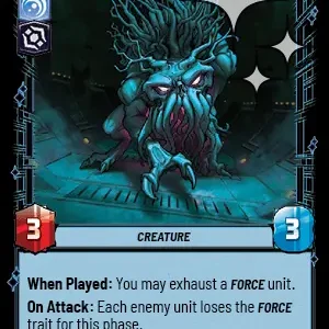 Nameless Terror FOIL STWU LOF INGLES