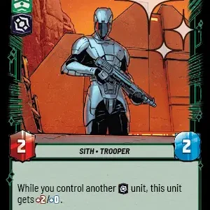 Sith Legionnaire FOIL STWU OF INGLES
