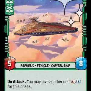 Acclamator Assault Ship FOIL STWU LOF INGLES