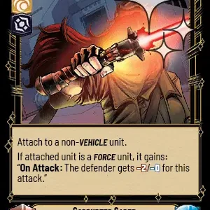 Corrupted Saber FOIL STWU LOF INGLES