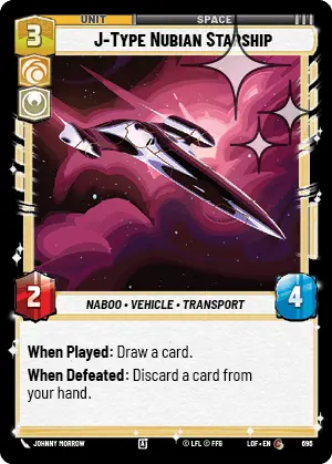 J-Type Nubian Starship FOIL STWU LOF INGLES
