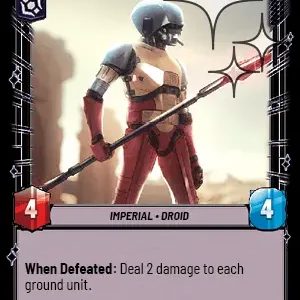 HK-87 Assassin Droid FOIL STWU LOF INGLES