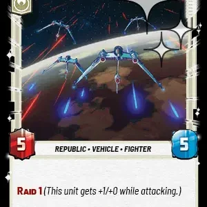 Blue Squadron Assault Wing FOIL STWU LOF INGLES