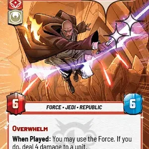 Mace Windu HYPERSPACE FOIL STWU LOF INGLES