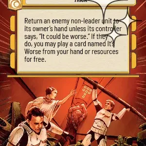 A Precarious Predicament HYPERSPACE FOIL STWU LOF INGLES