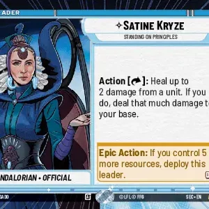 Satine Kryze HyperSpace Leader -STWU SEC Ingles