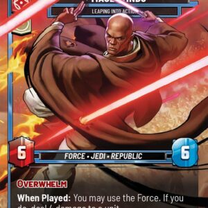 Mace Windu - Leaping into Action (69) - Organized Play Promos (OPP)