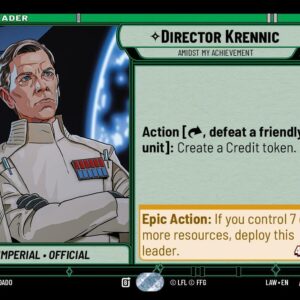 Director Krennic - Amidst My Achievement - A Lawless Time (LAW)