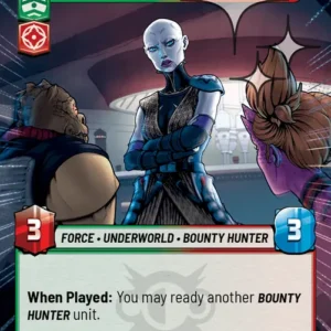 Asajj Ventress - Reluctant Hunter - A Lawless Time (LAW) HyperSpace Foil