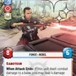Chirrut Îmwe - I Don't Need Luck- A Lawless Time (LAW) HyperSpace Foil