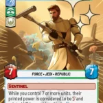 Obi-Wan Kenobi - Protector of Felucia – A Lawless Time (LAW) HyperSpace Foil