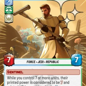 Obi-Wan Kenobi - Protector of Felucia – A Lawless Time (LAW) HyperSpace Foil