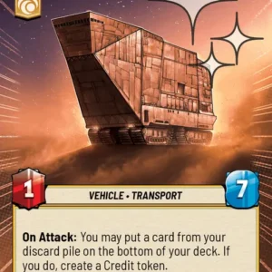 Scavenging Sandcrawler – A Lawless Time (LAW) HyperSpace Foil